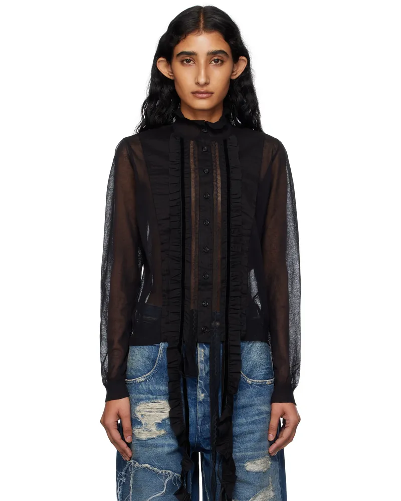 Ann Demeulemeester Black Monya Blouse 099