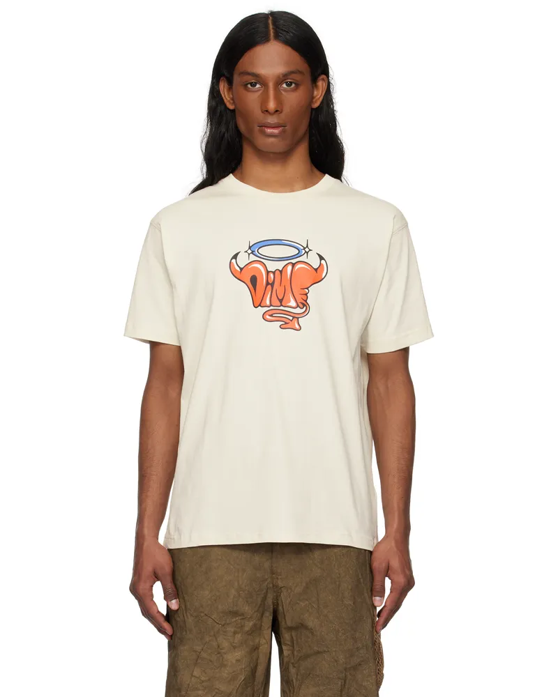 Dime Off-White Purgatory T-shirt Natural