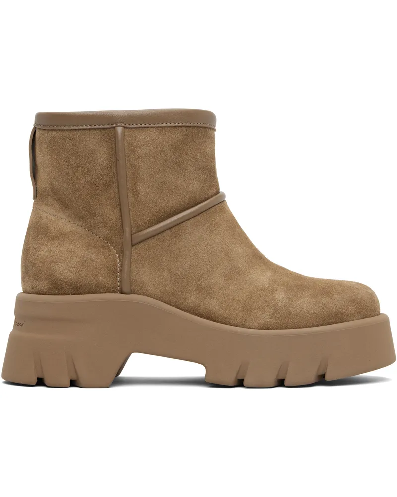 Gianvito Rossi Brown Stormy Boots Cmcc