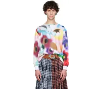 Multicolor Airbrush Bunny Long Sleeve T-Shirt