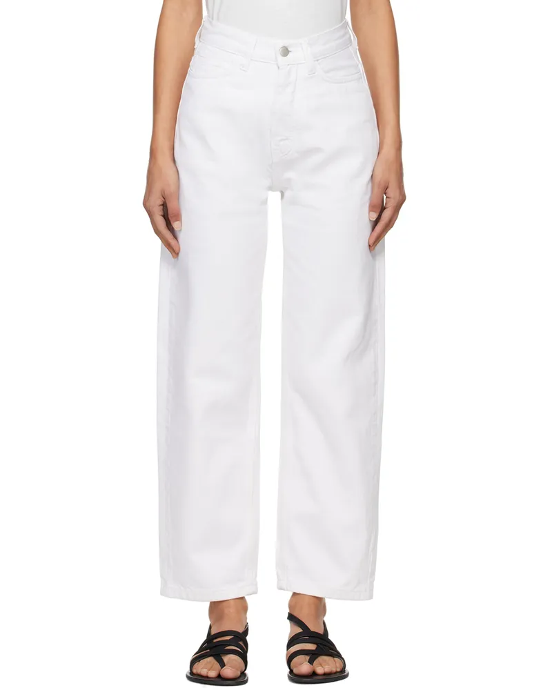 Studio Nicholson White Ruthe Jeans Parchment