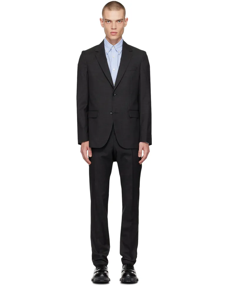 HUGO BOSS Black Slim-Fit Suit 001-black