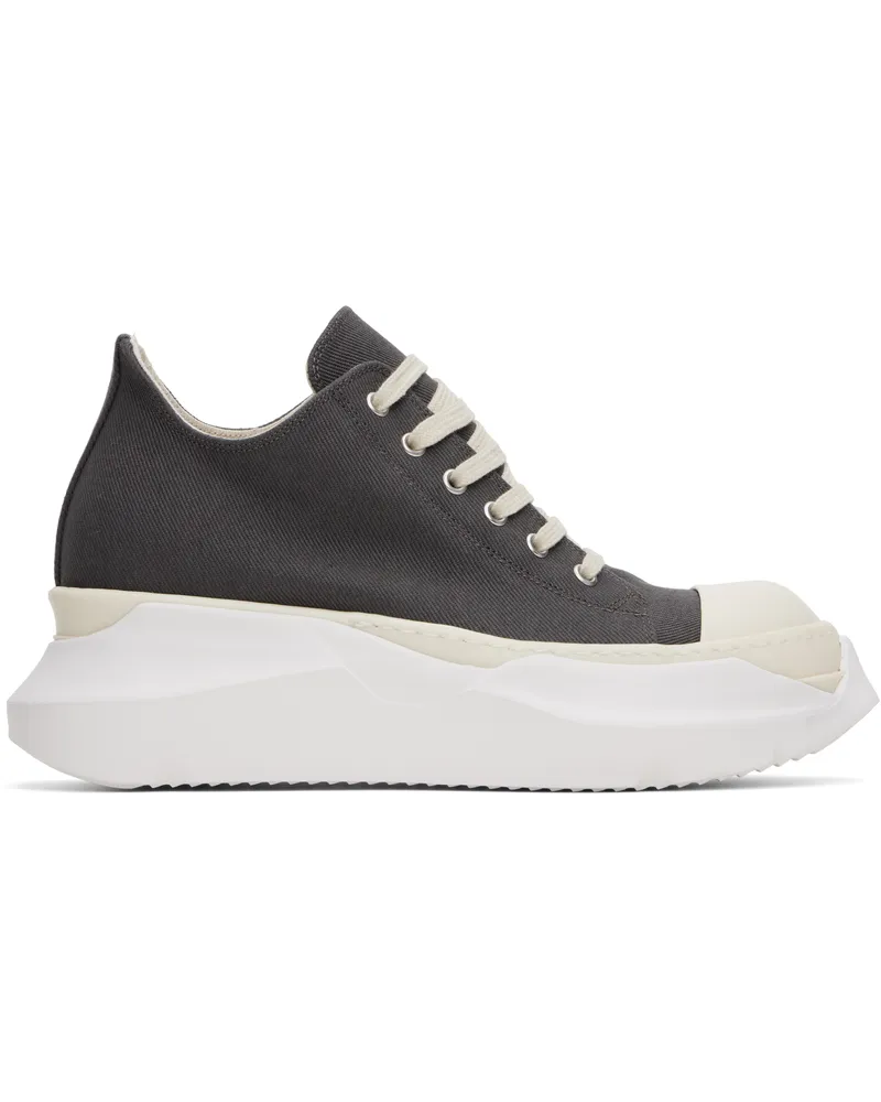 DRKSHDW by Rick Owens Gray Hollywood Abstract Low Sneaks Sneakers 7811