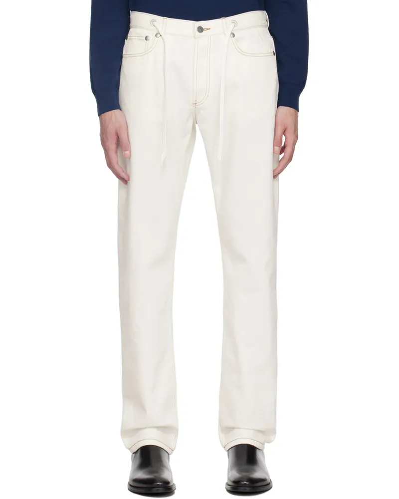 A.P.C. White Natacha Ramsay-Levi Edition Sureau Jeans Aad