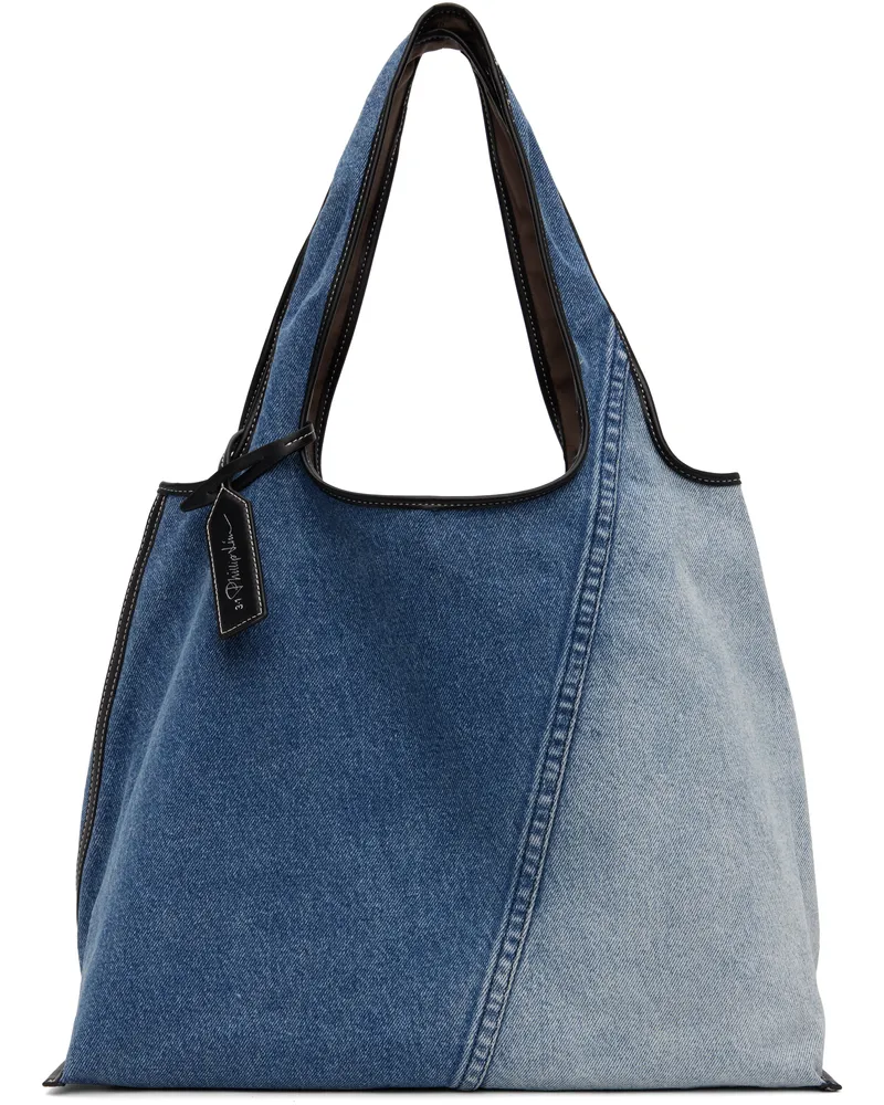 3.1 phillip lim Blue Denim Market Tote Indigo