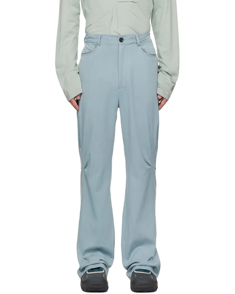 KIKO KOSTADINOV Blue Ohne K-Dart Trousers Light