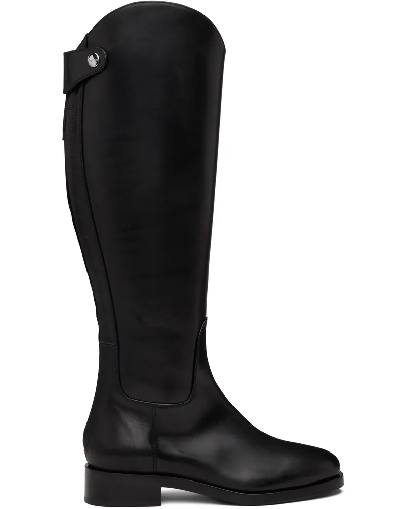 aeyde Black Hector Tall Boots Black