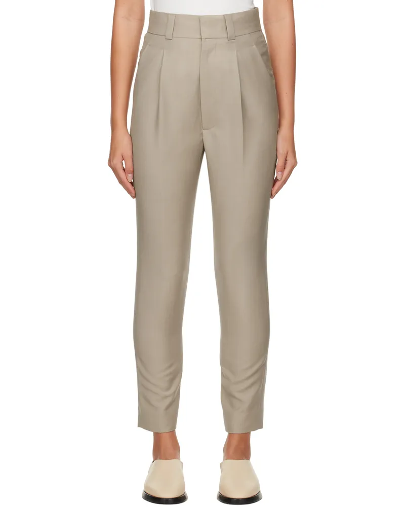 Fear of God Beige Straight-Leg Trousers 252