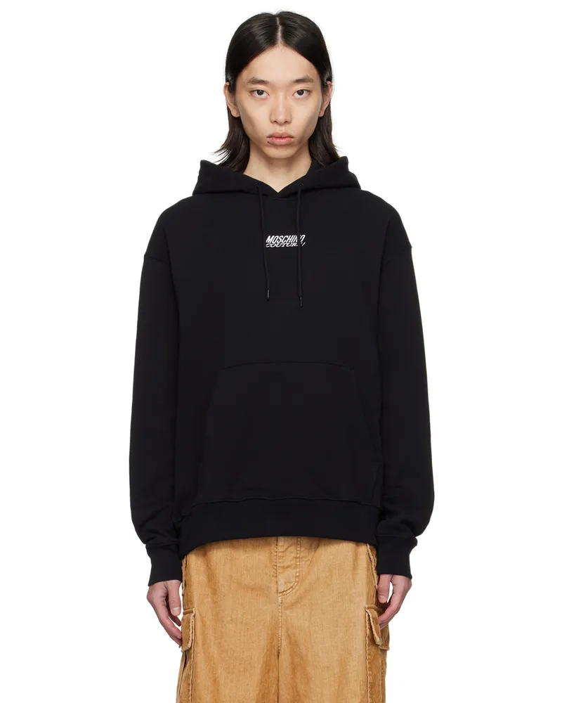 Moschino Black 'Moschino Couture!' Hoodie Multi