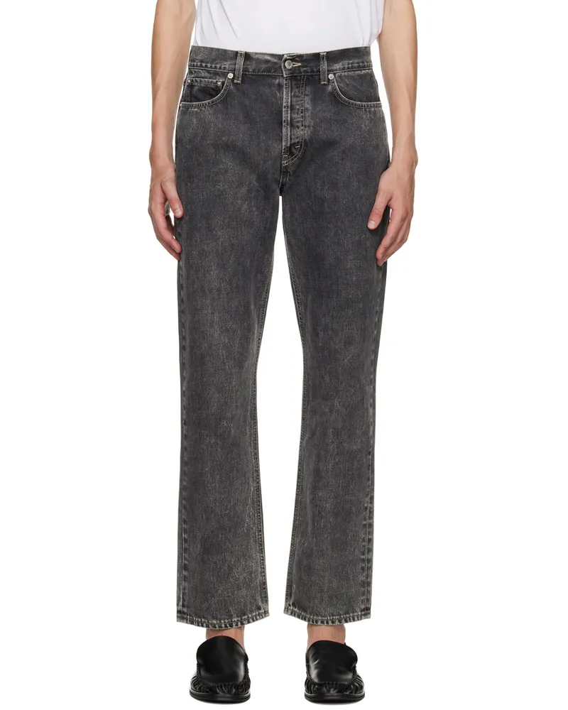 Séfr Gray Straight Cut Jeans Marble