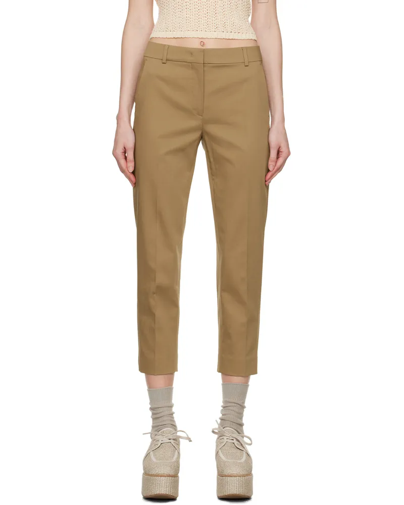 Max Mara Beige Lince Trousers 41