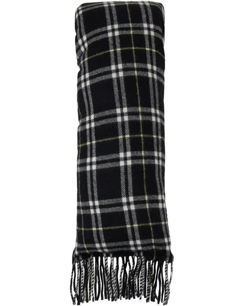 Marni Black Checked Scarf Chn99