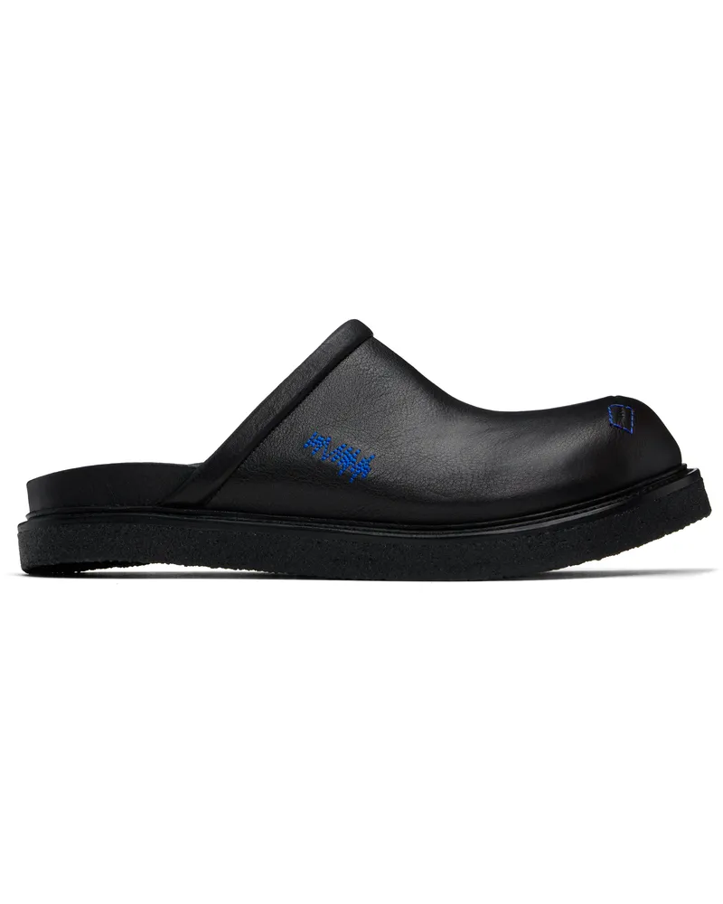 Adererror Black Curve Sabot 02 Slip-on Loafers Black