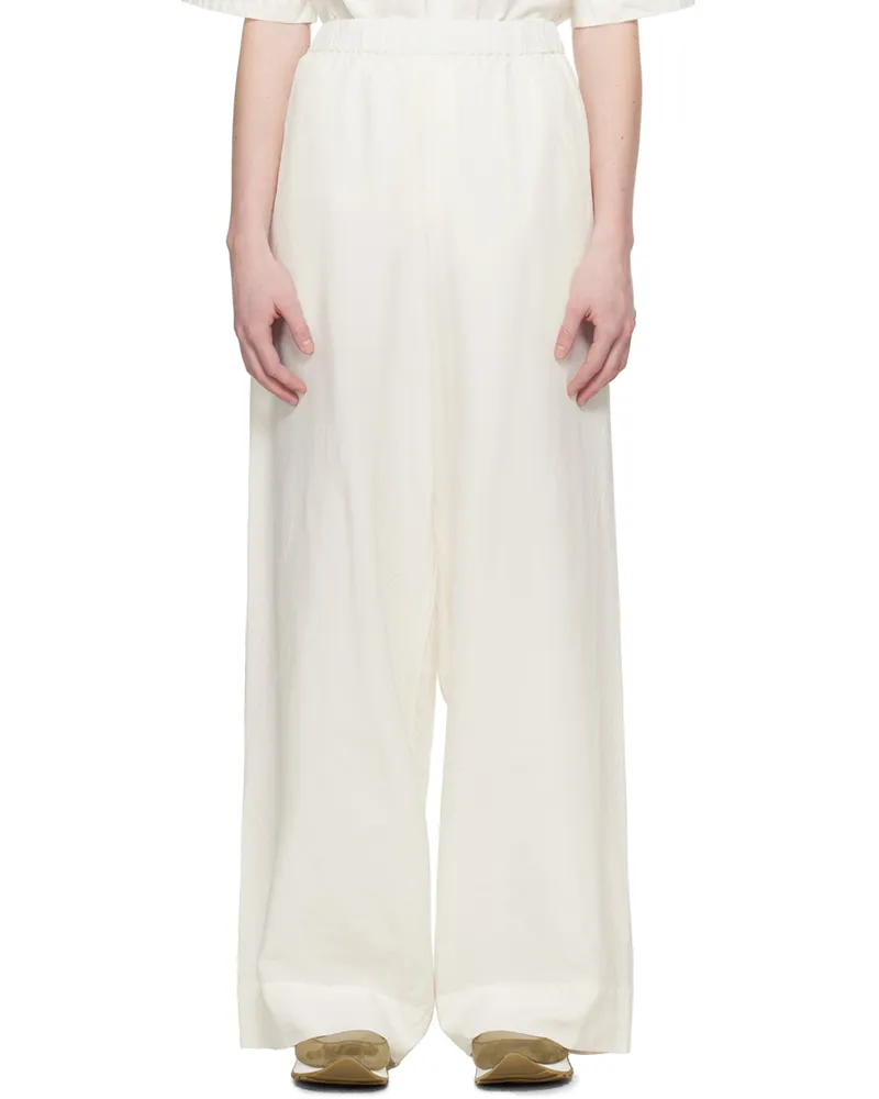 Casey Casey Off-White Paola Trousers Porcelain