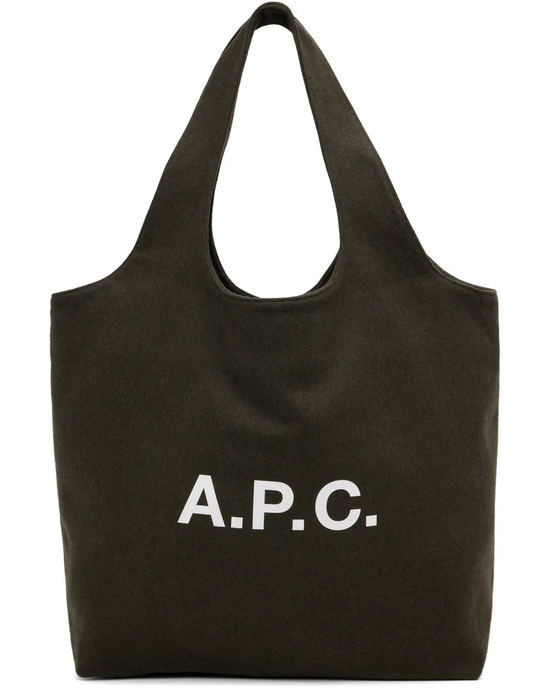 A.P.C. Khaki Ninon Tote Pkb