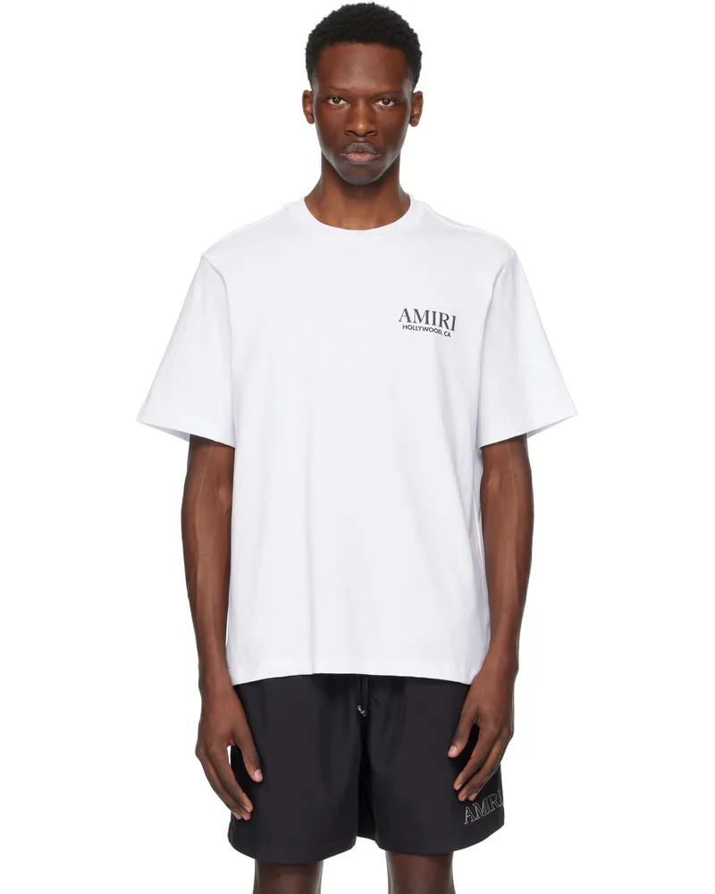 Amiri White Bones Stacked T-shirt White