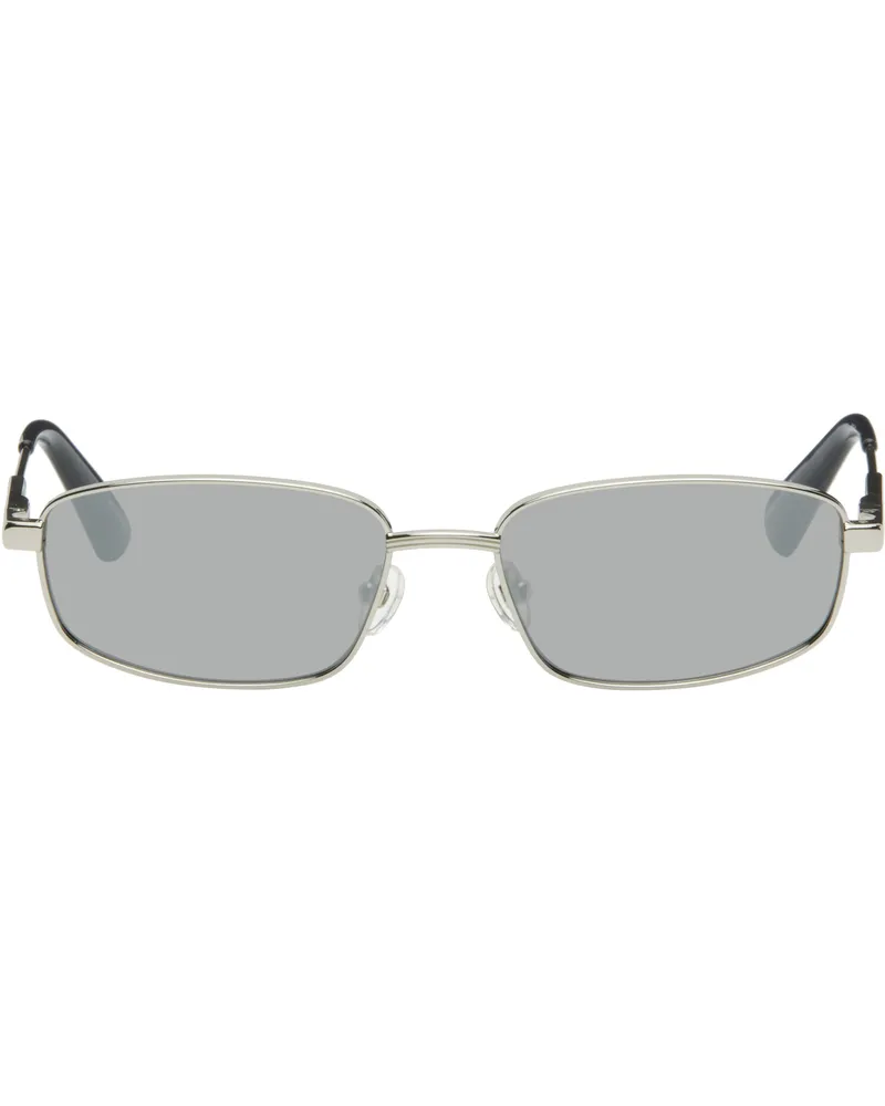 Jacquemus Silver 'The Sera' Sunglasses 980