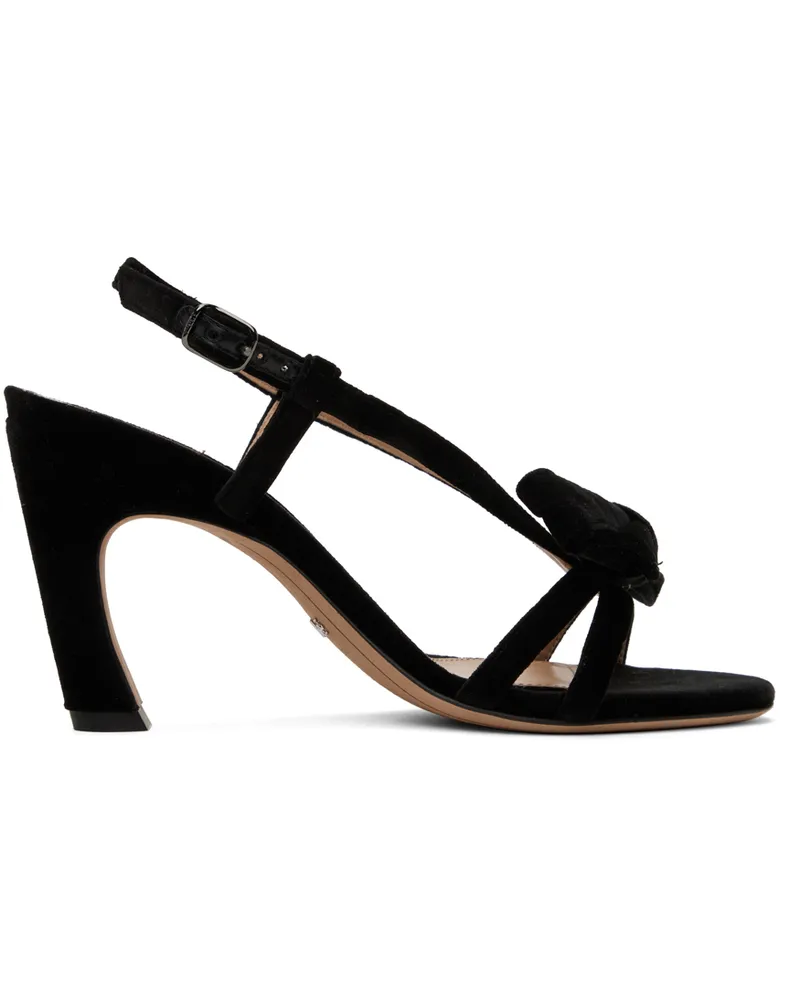 Chloé Black Oli Heeled Sandals 001