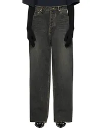 Balenciaga Black Baggy Jeans Washed