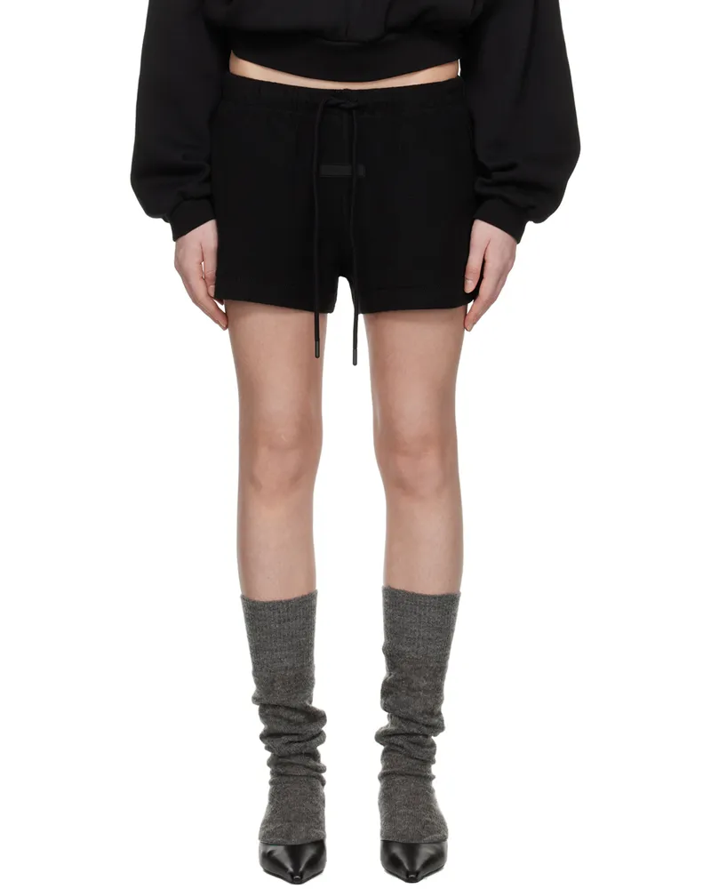Fear of God Black Patch Shorts Jet