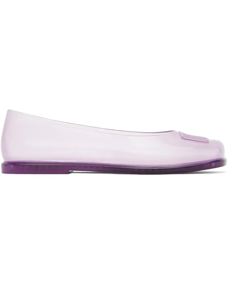 Marc Jacobs Purple Melissa Edition Ruby Ballerina Flats Ba538