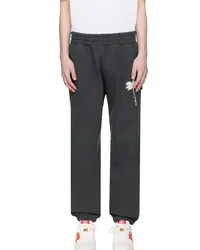 Palm Angels Grey 'The Palm' Sweatpants Dark