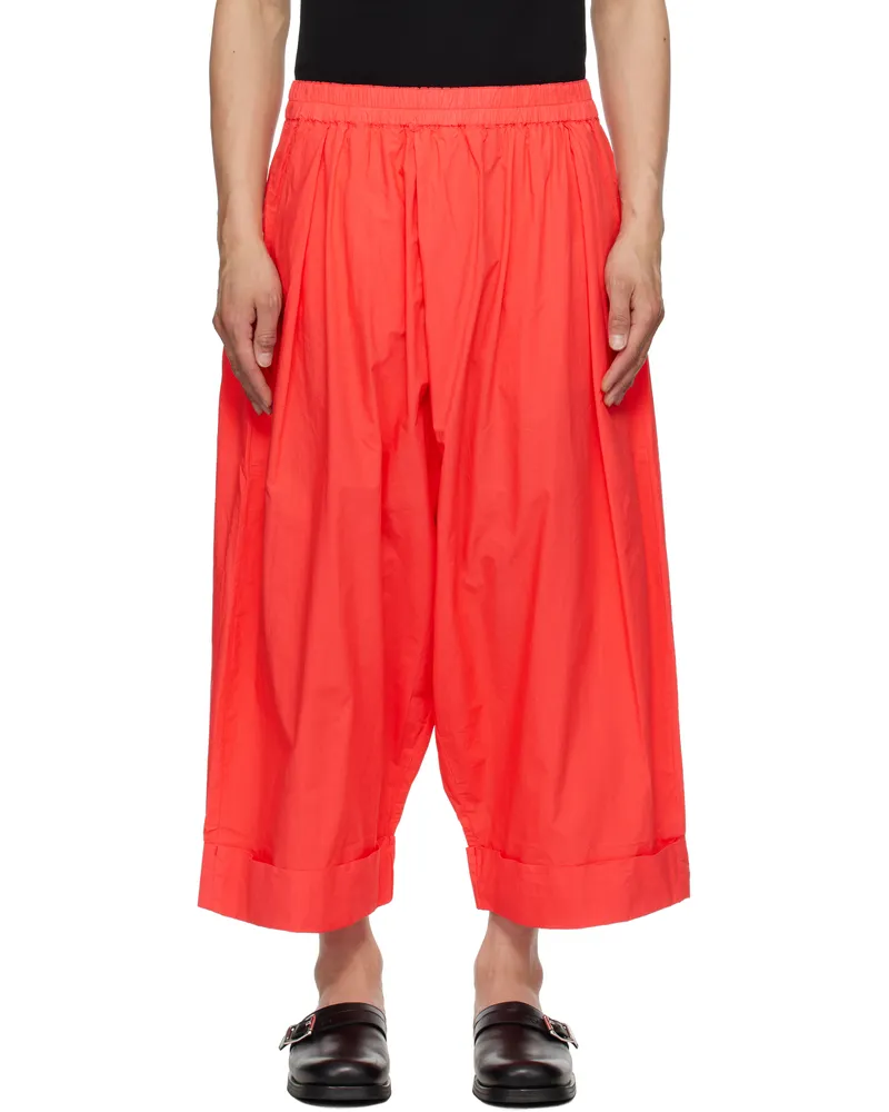 Toogood Red 'The Baker' Trousers Tomato