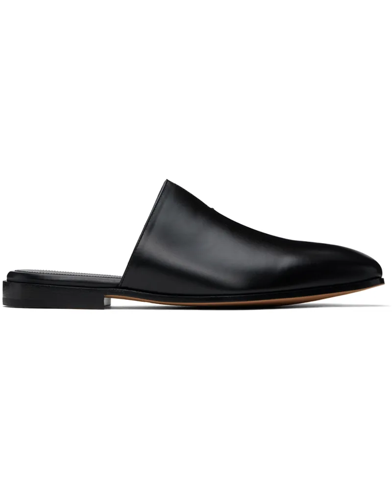 Bottega Veneta Black Roma Slippers 1000