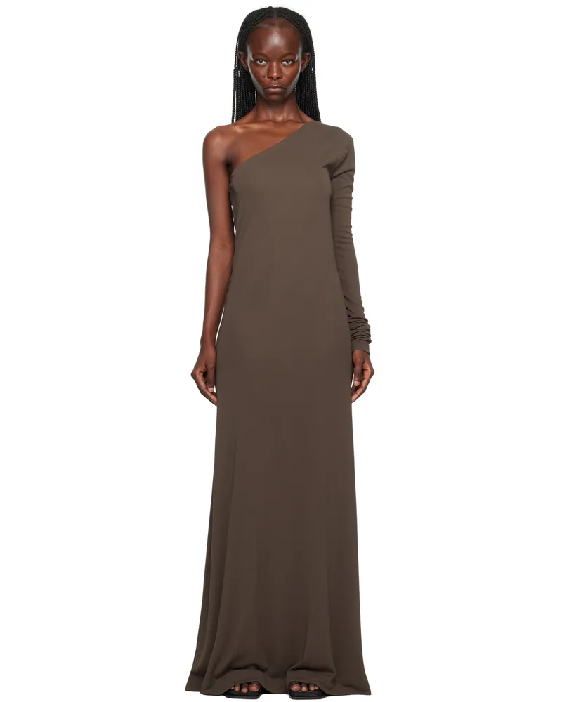 BITE Studios Brown Point Maxi Dress Dark
