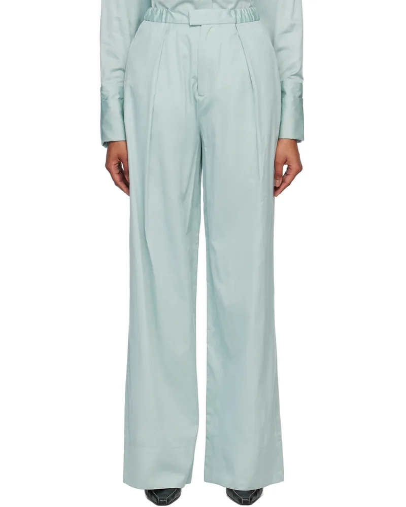 BITE Studios Green Heritage Trousers Misty