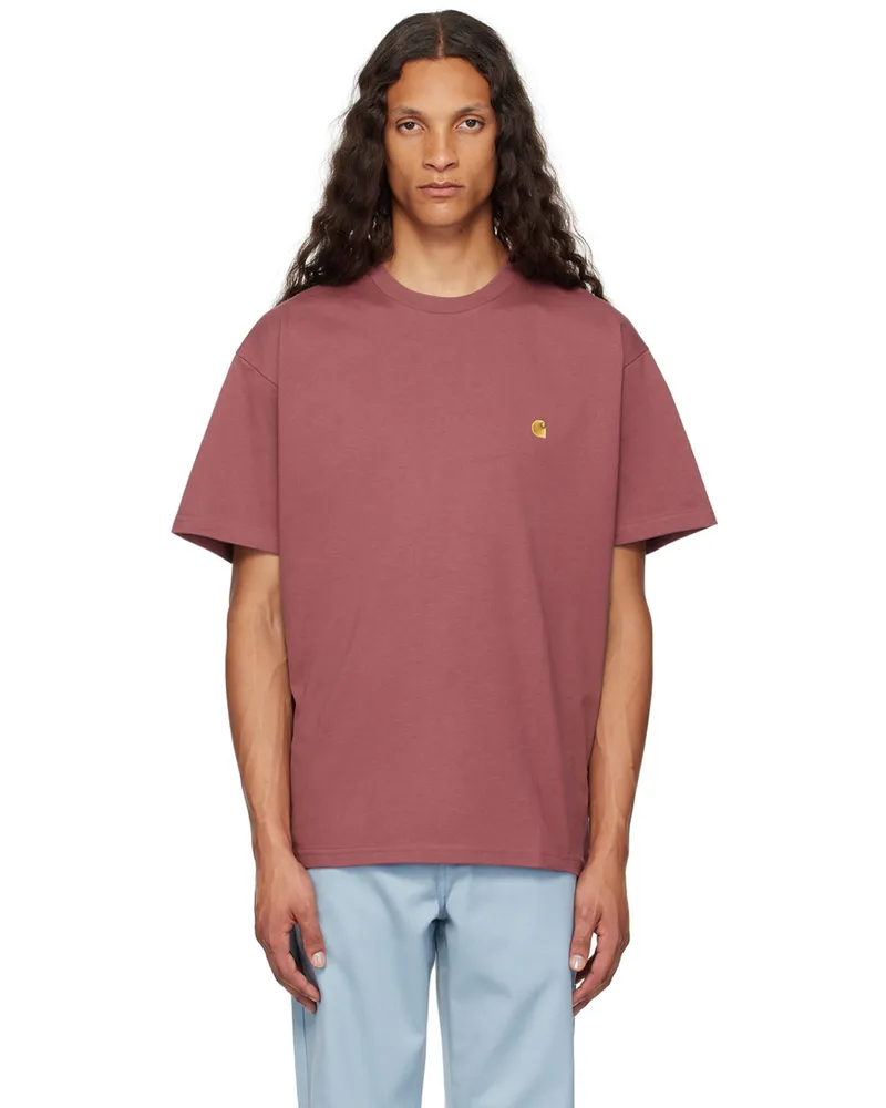 Carhartt WIP Pink Chase T-Shirt Xx