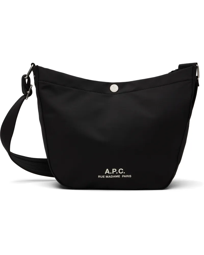 A.P.C. Black Journal Satchel Bag Lzz