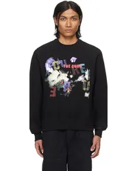 Noah NYC Black The Cure Print Sweatshirt Black