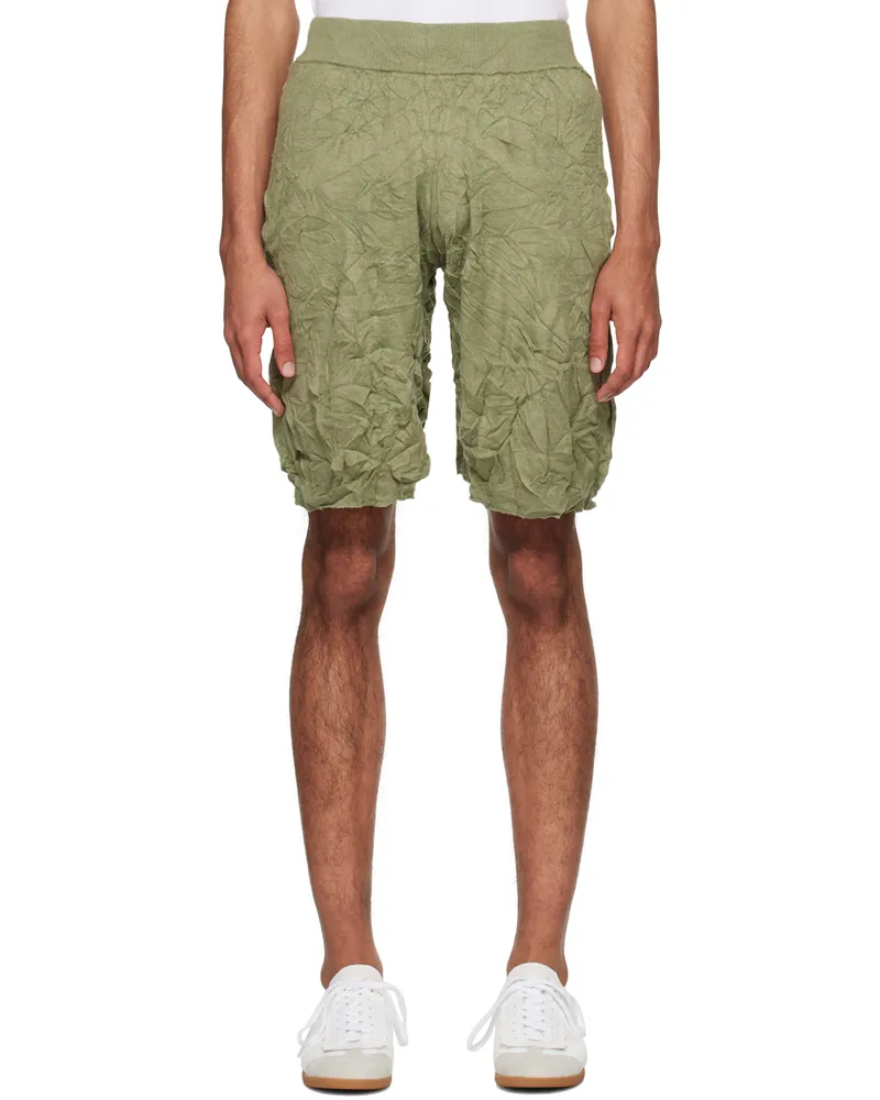 T/SEHNE SSENSE Exclusive Green Shorts Moss