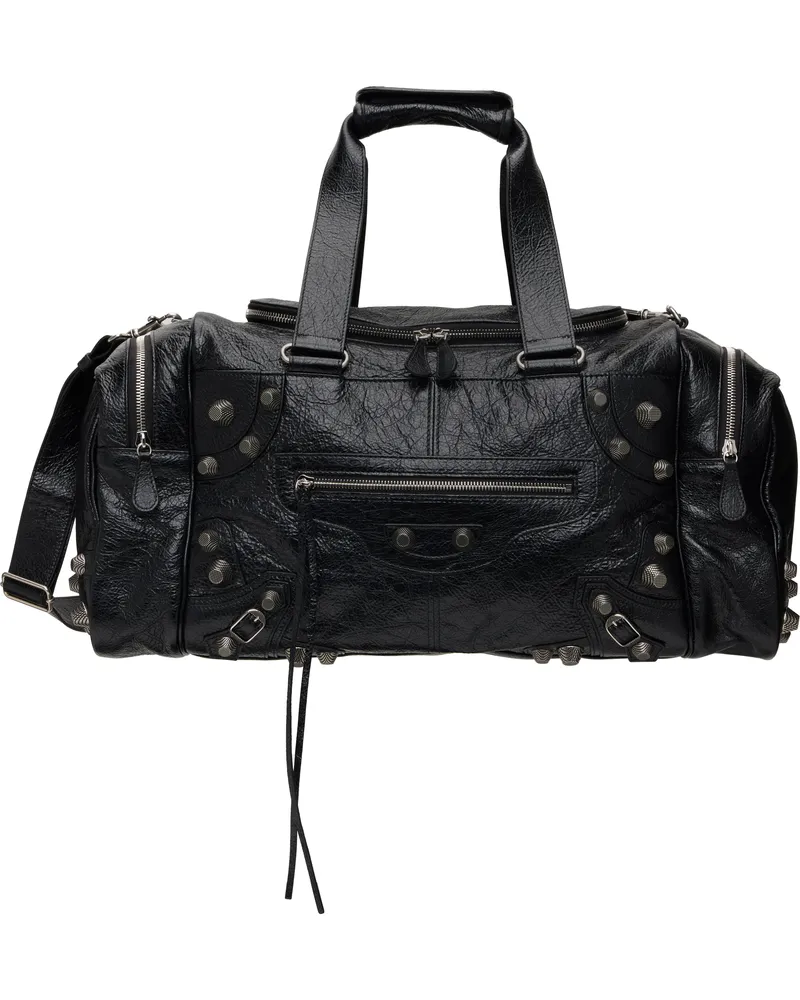 Balenciaga Black 'Le Cagole' Gym Duffle Bag Black