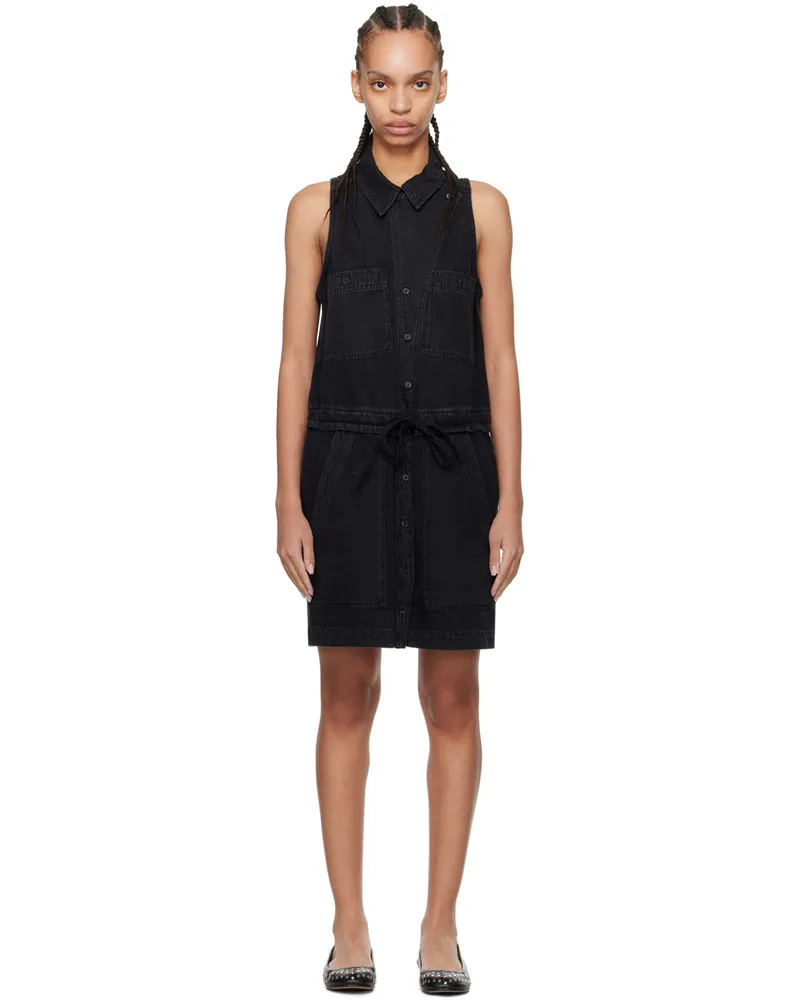 Étoile Isabel Marant Black Ines Minidress 01bk