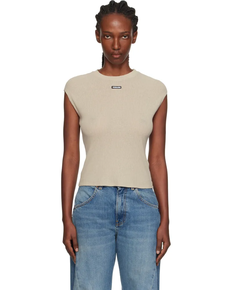 ksubi Taupe Staple S/S T-shirt Taupe