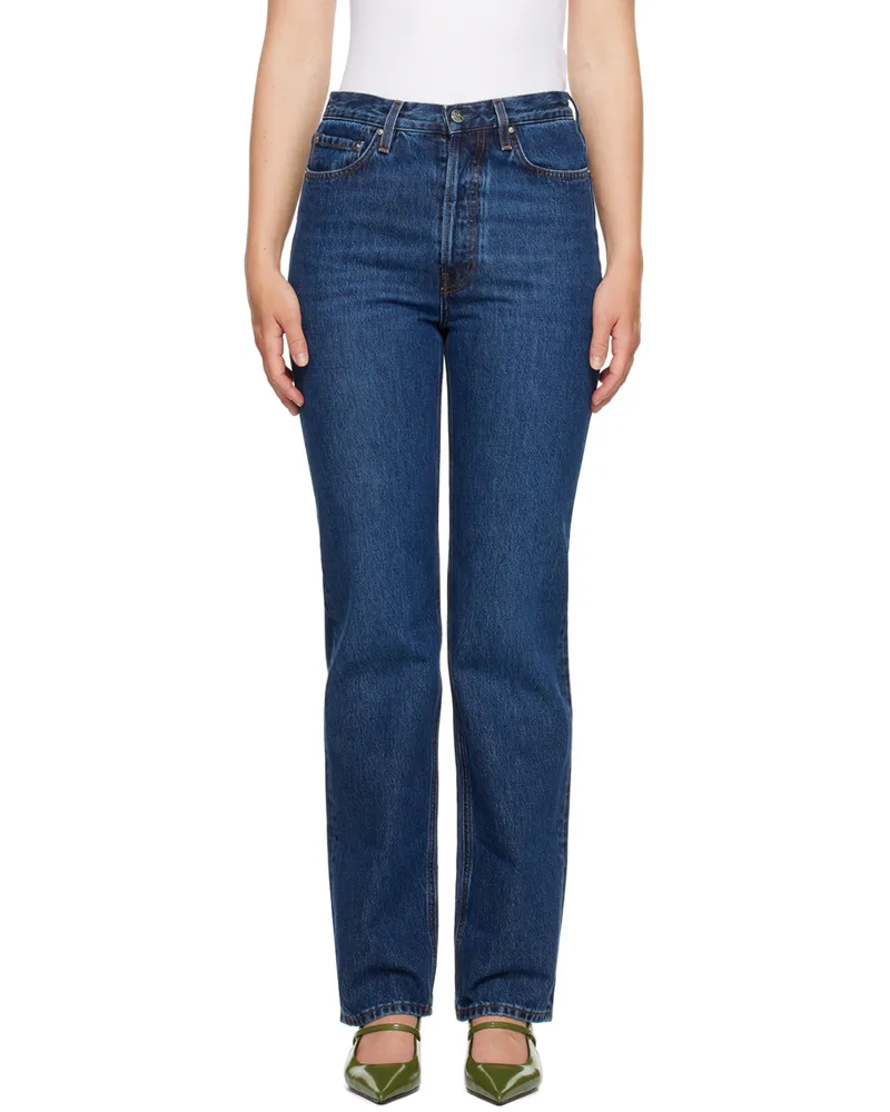 Totême Indigo Classic Cut Jeans 404