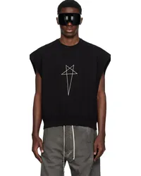 DRKSHDW by Rick Owens Black Pentagram Jumbo Tatlin Sweatshirt Black