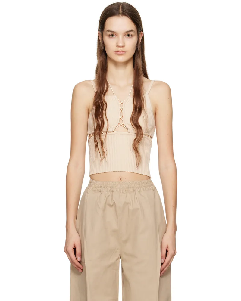 Wynn Hamlyn Beige Sunny Tank Top Natural