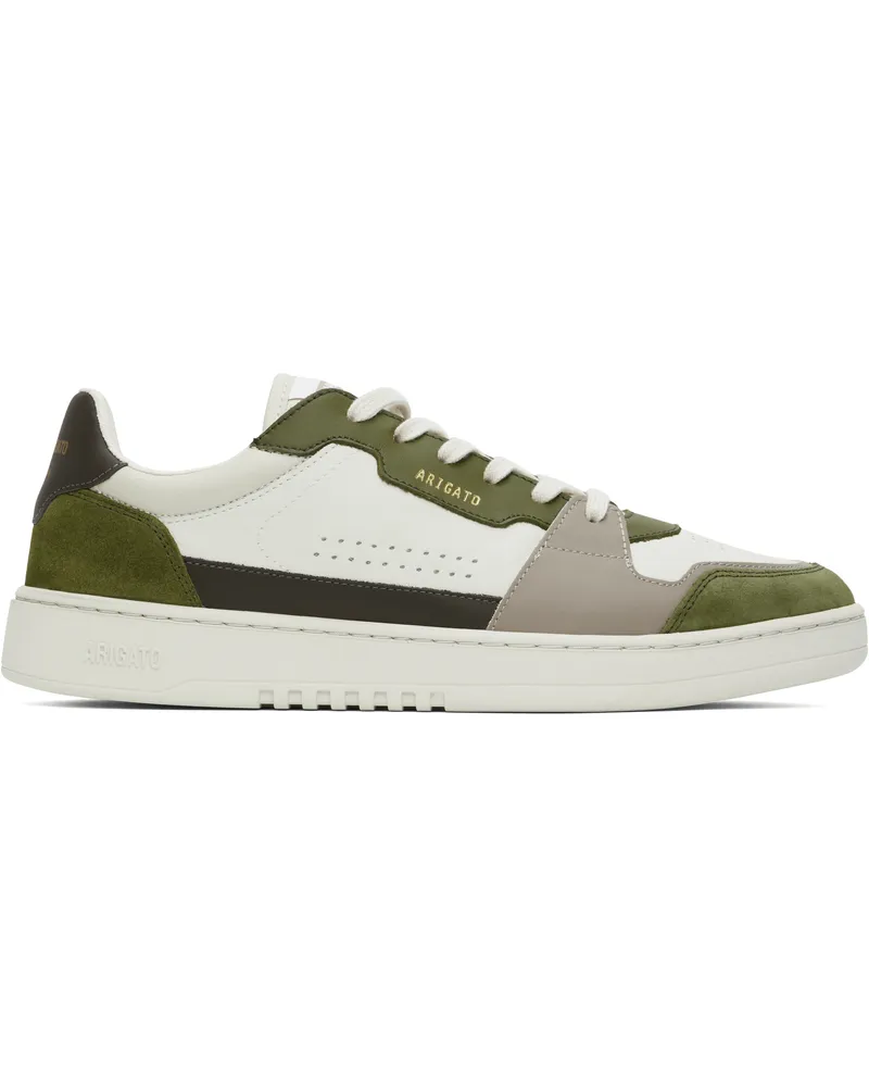Axel Arigato Off-White & Green Dice Lo Sneakers Off