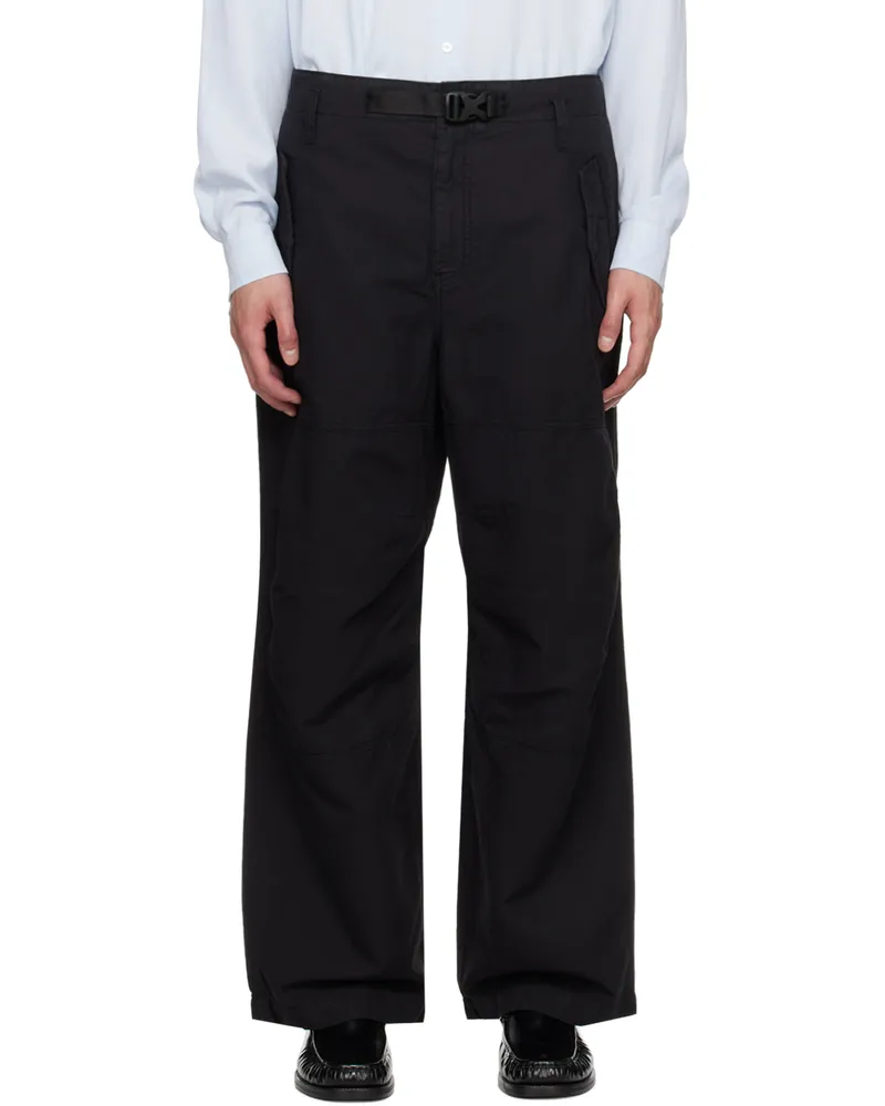 Hope Black Gloom Cargo Pants Black