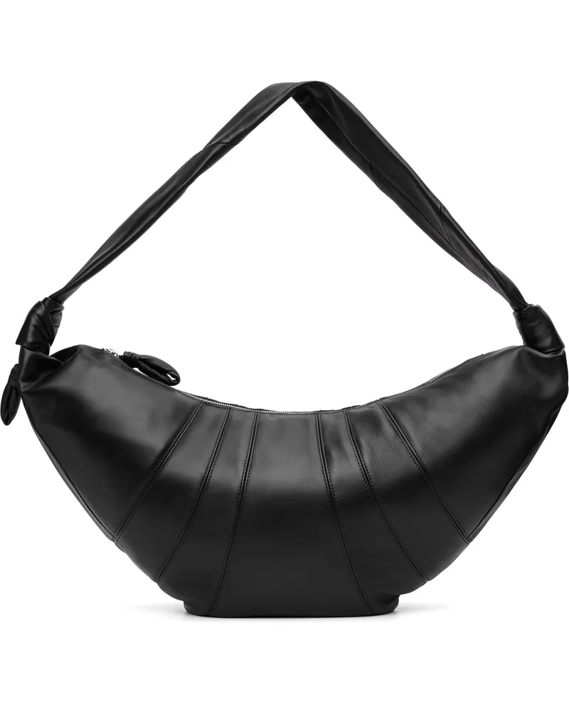 Christophe Lemaire Black Large Croissant Bag Bk999