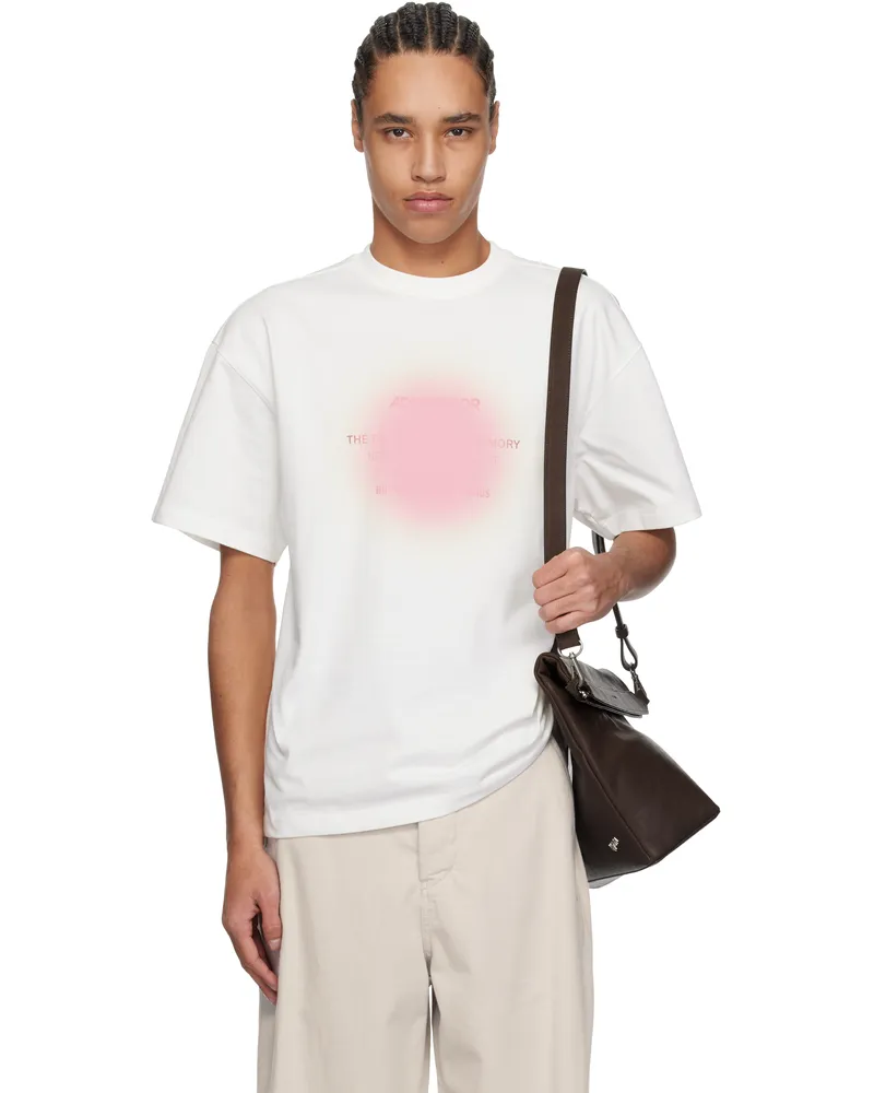Adererror White Eternity Product. 46 T-shirt Off