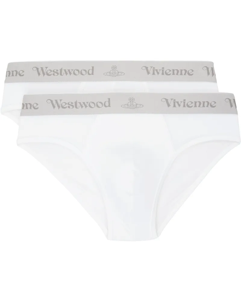 Vivienne Westwood Two-Pack White Briefs White