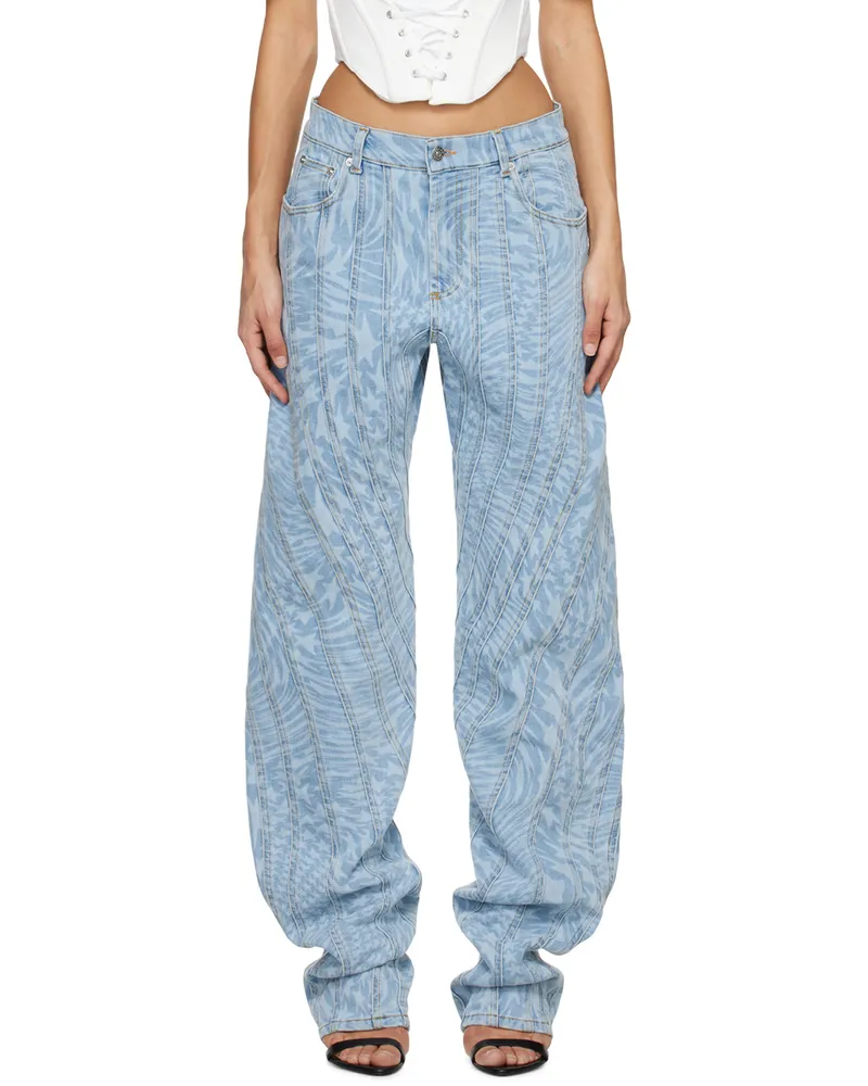 Thierry Mugler Blue Star Jeans Lms