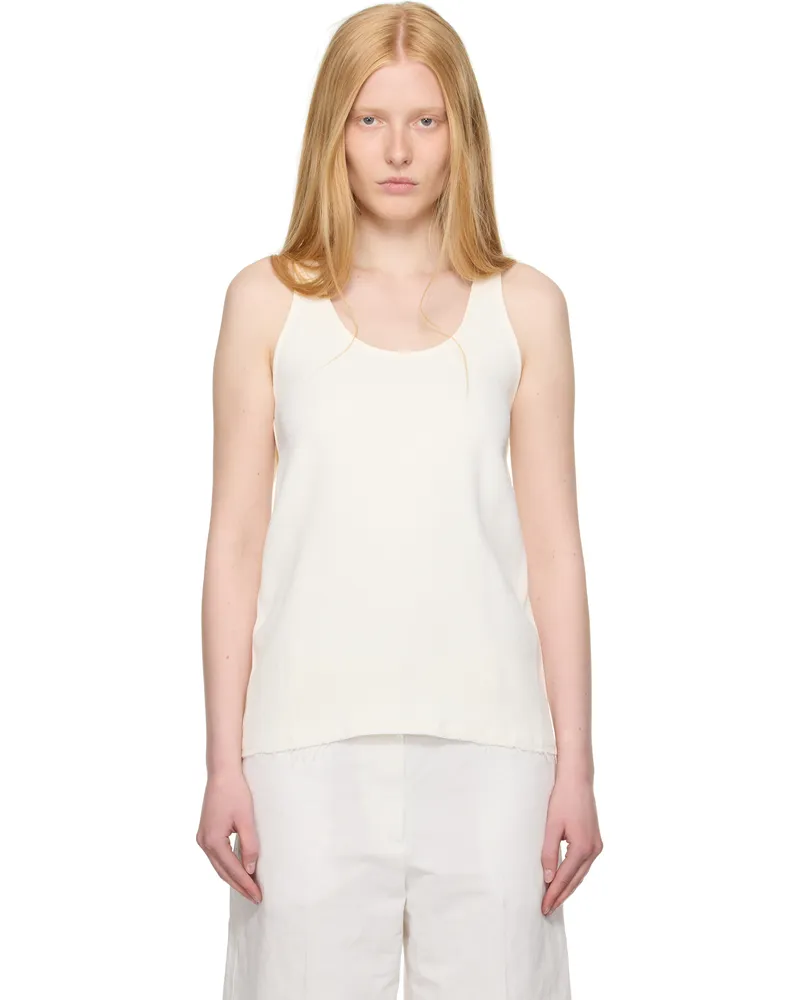 Totême Off-White Sablé Tank Top Macadamia