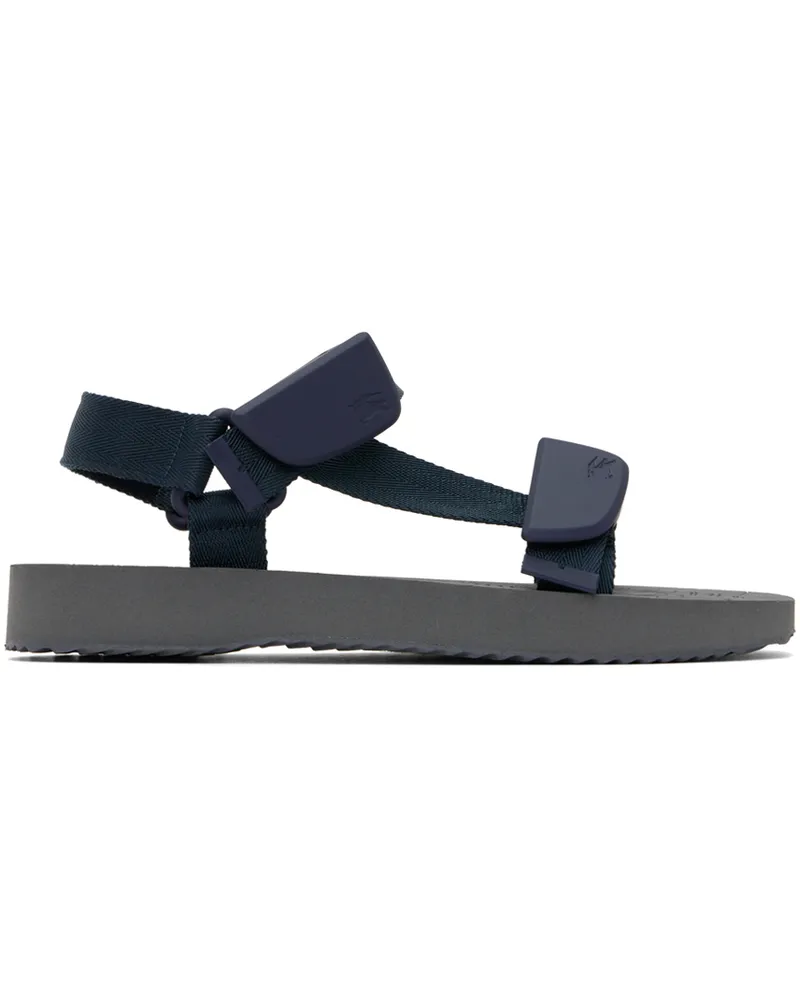 Burberry Navy Trek Sandals Lake