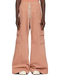 DRKSHDW by Rick Owens Pink Jumbo Bela Cargo Pants Dark