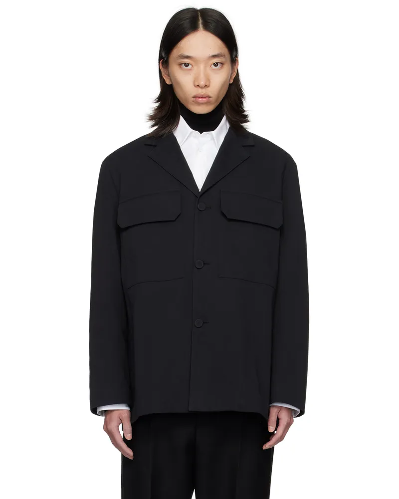 Jil Sander Black Cotton Jacket 001